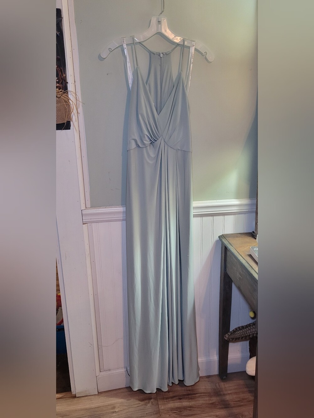 DB Studio Dusty Sage Bridesmaid Dress